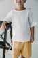 Summer Kids Organic Muslin T-shirt White